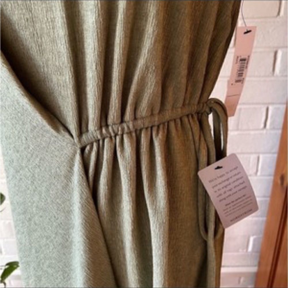 Maggy London Draped Sleeveless Dress Seafoam Green Sz 8 summer - Picture 9 of 10
